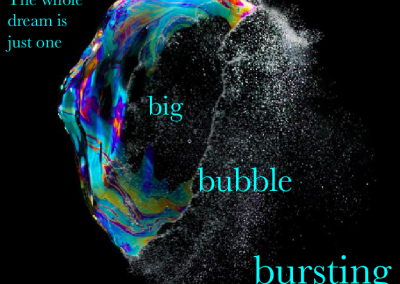 dream bubble bursting