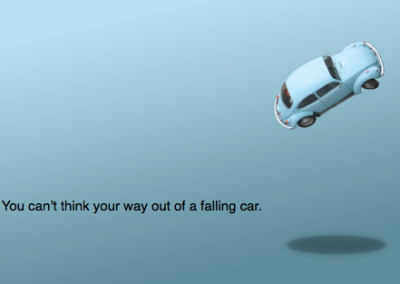 falling car image